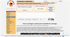Desktop Screenshot of forum-carrelages.com